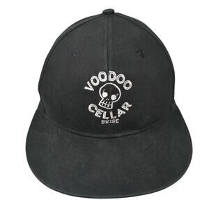 Voo Doo Cellar Boise Snapback Hat Black One Size Adjustable Quake City Caps